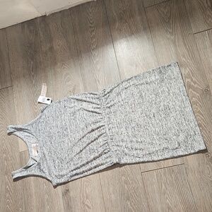 NWT Philosophy Republic Clothing, Grey casual dress sleveless summer, Size Small